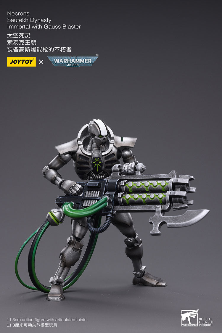 JoyToy - Warhammer 40000 - Necrons Sautekh Dynasty Immortal with Gauss Blaster