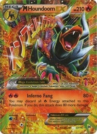 Image for M Houndoom EX (22/162) (BKT) - Pokemon