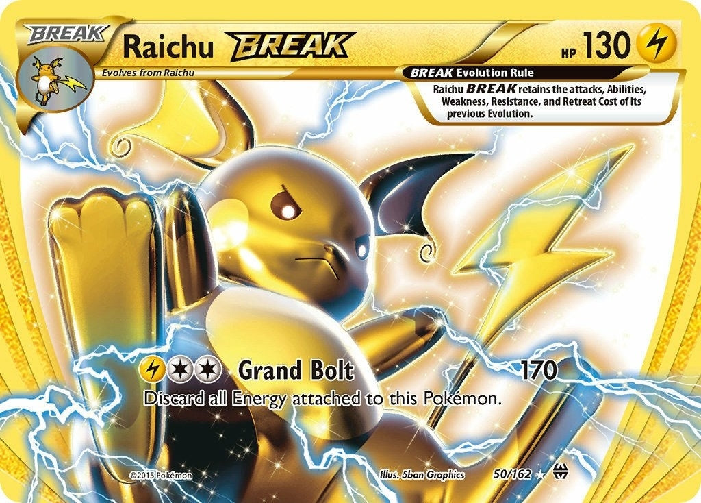 Image for Raichu BREAK (50/162) (BKT) - Pokemon