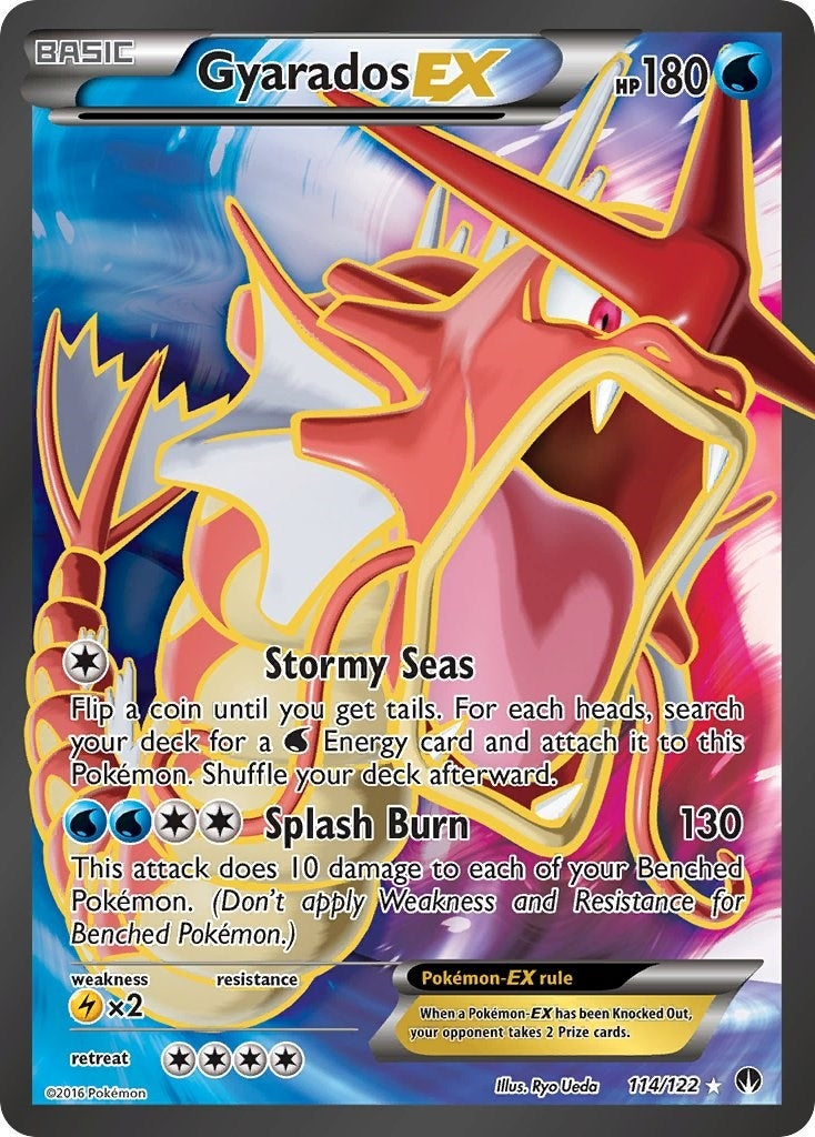 Image for Gyarados EX (Full Art) (114/122) (BKP) - Pokemon
