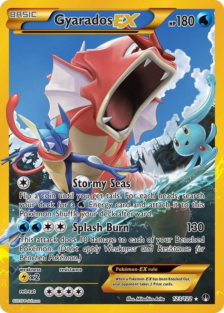 Image for Gyarados EX (Secret) (123/122) (BKP) - Pokemon