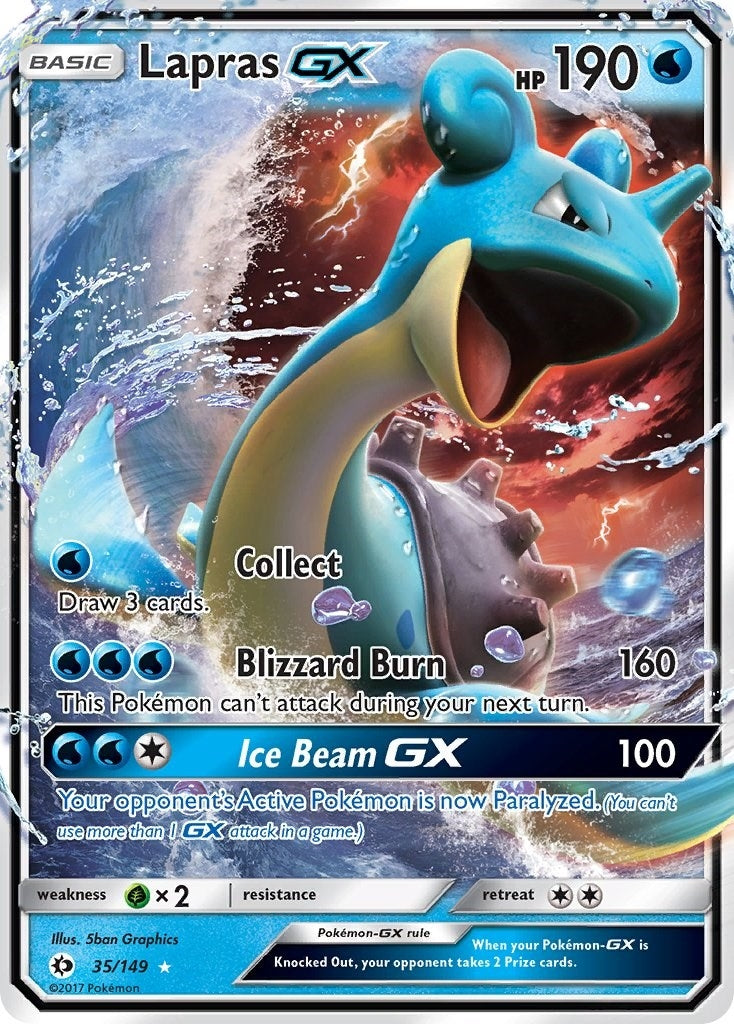 Image for Lapras GX (35/149) (SM01) - Pokemon