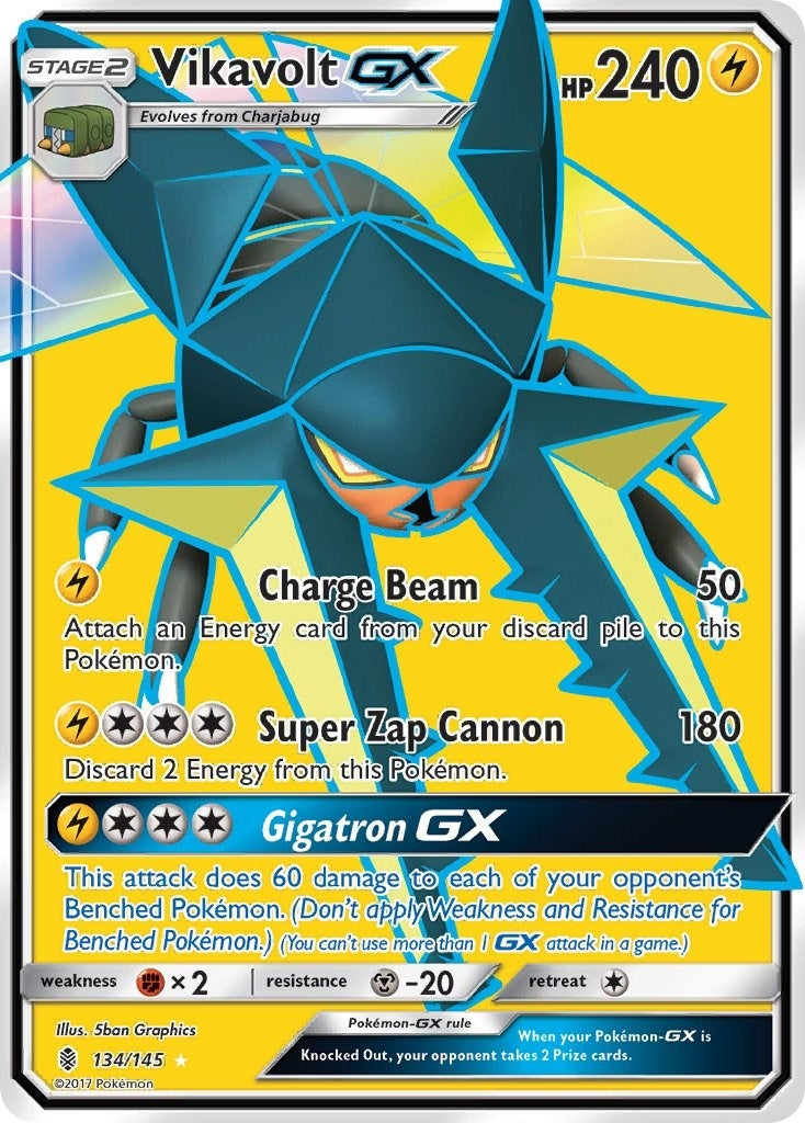 Vikavolt GX (Full Art) (134/145) (SM02)