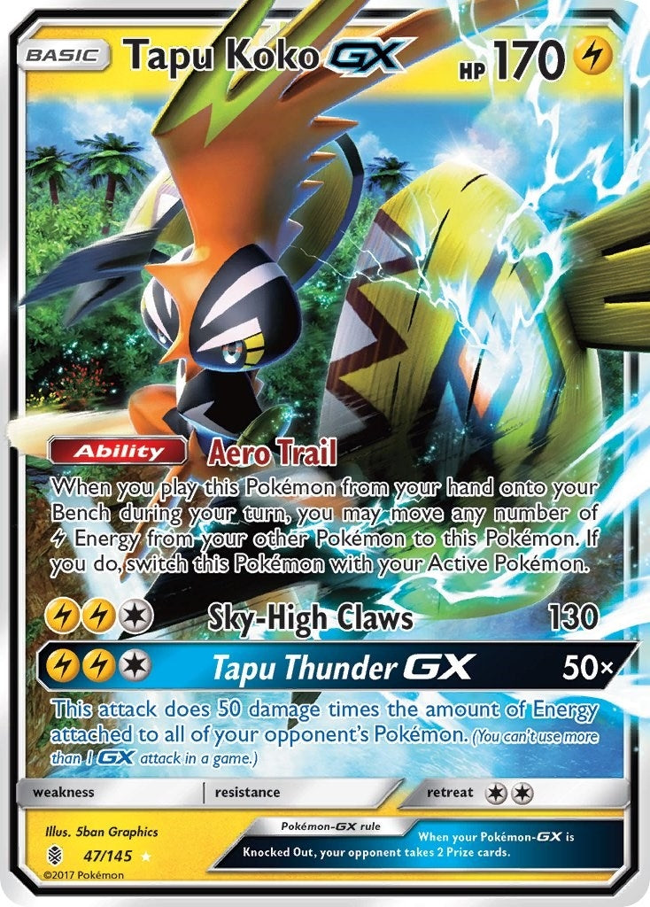 Tapu Koko GX (47/145) (SM02)