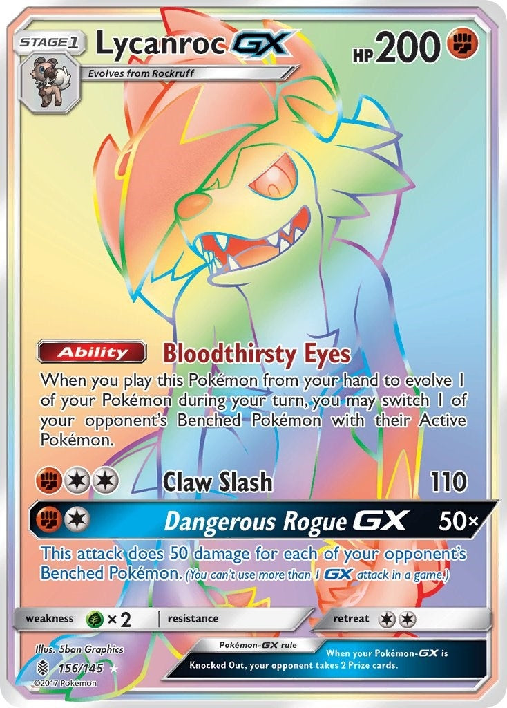Lycanroc GX (Secret) (156/145) (SM02)