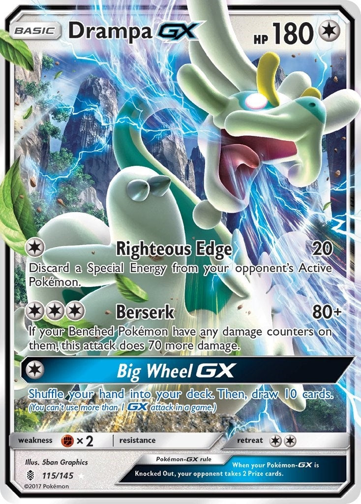 Image for Drampa GX (115/145) (SM02) - Pokemon