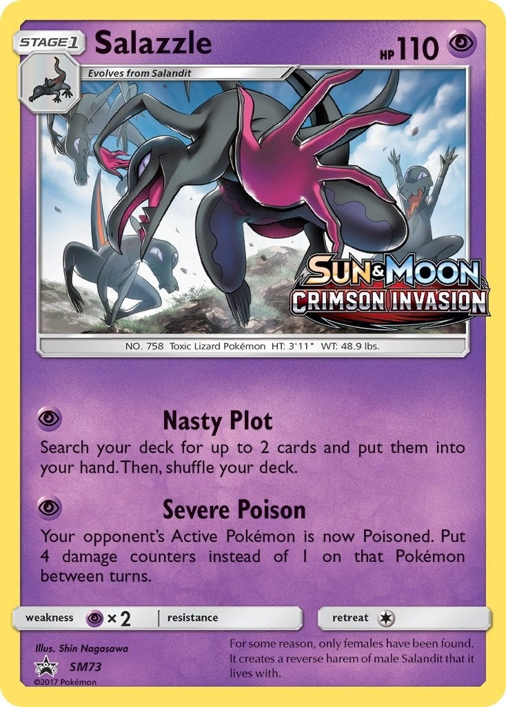 Image for Salazzle - SM73 (Prerelease) (SM73) (SMP) - Pokemon