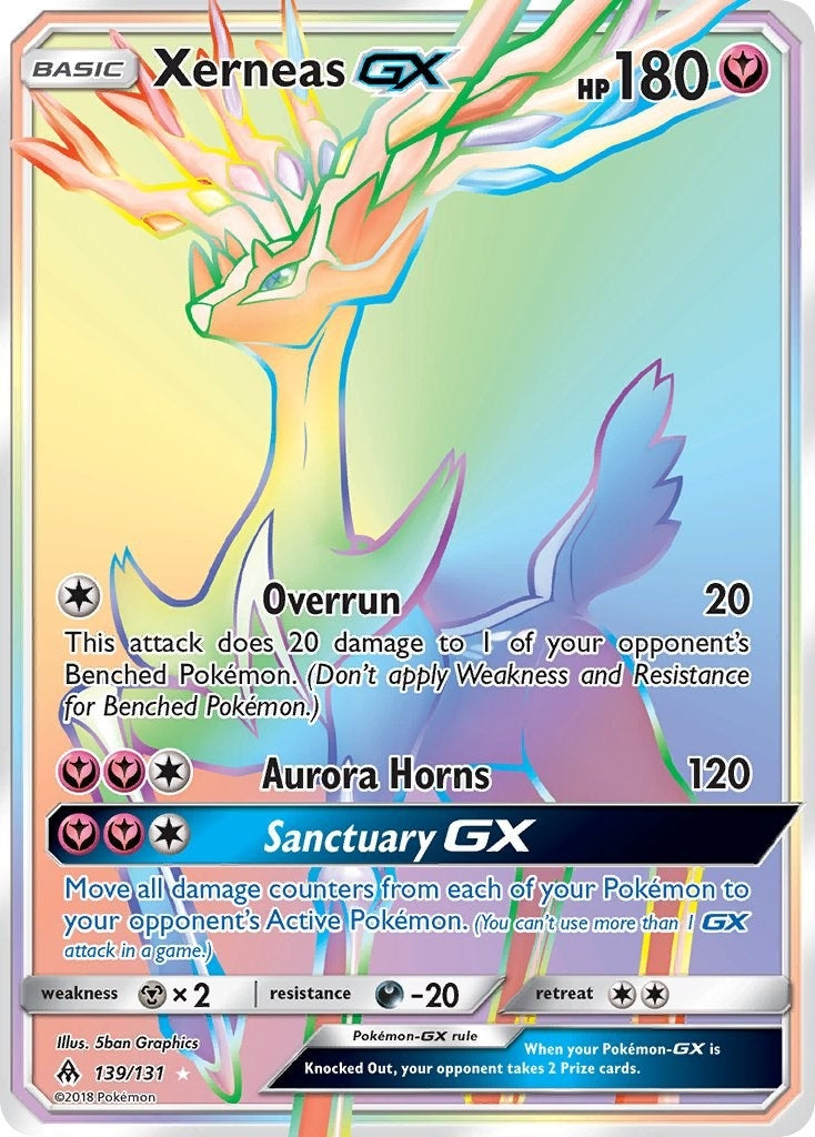 Image for Xerneas GX (Secret) (139/131) (SM06) - Pokemon
