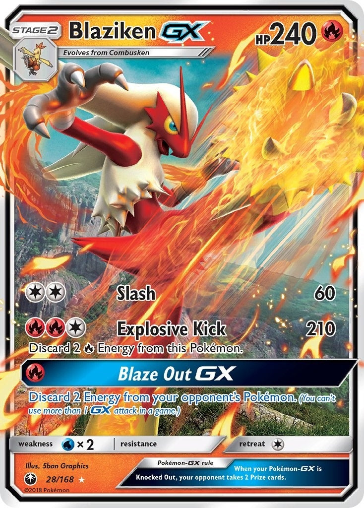 Image for Blaziken GX (28/168) (CES) - Pokemon