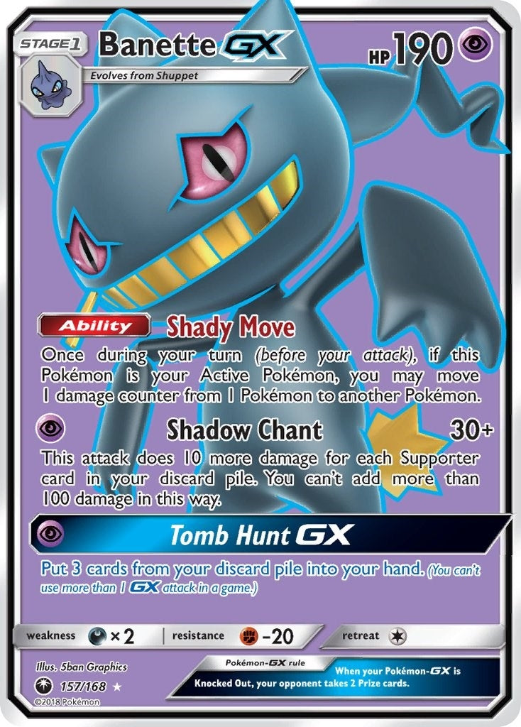 Banette GX (Full Art) (157/168) (CES)