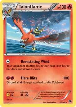 Image for Talonflame - 28/146 (Cosmos Holo) (028/146) (BLE) - Pokemon