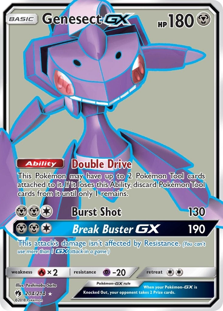 Image for Genesect GX (Full Art) (204/214) (SM8) - Pokemon
