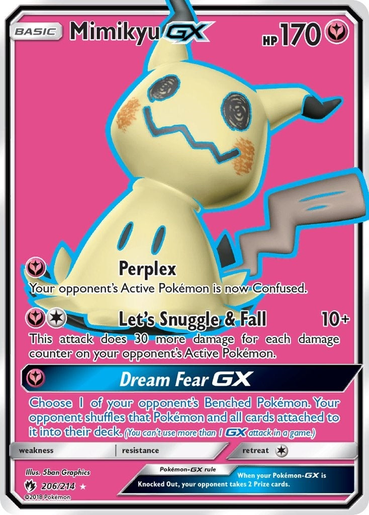 Image for Mimikyu GX (Full Art) (206/214) (SM8) - Pokemon
