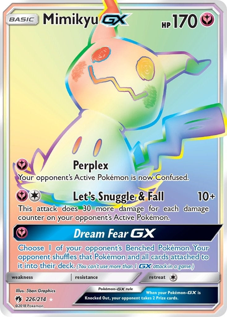 Mimikyu GX (Secret) (226/214) (SM8)