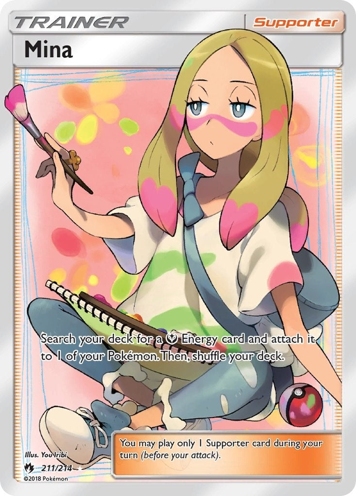 Image for Mina (Full Art) (211/214) (SM8) - Pokemon