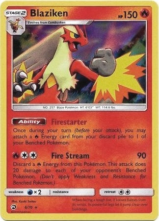 Image for Blaziken - 6/70 (Dragon Majesty) (006/070) (PR) - Pokemon