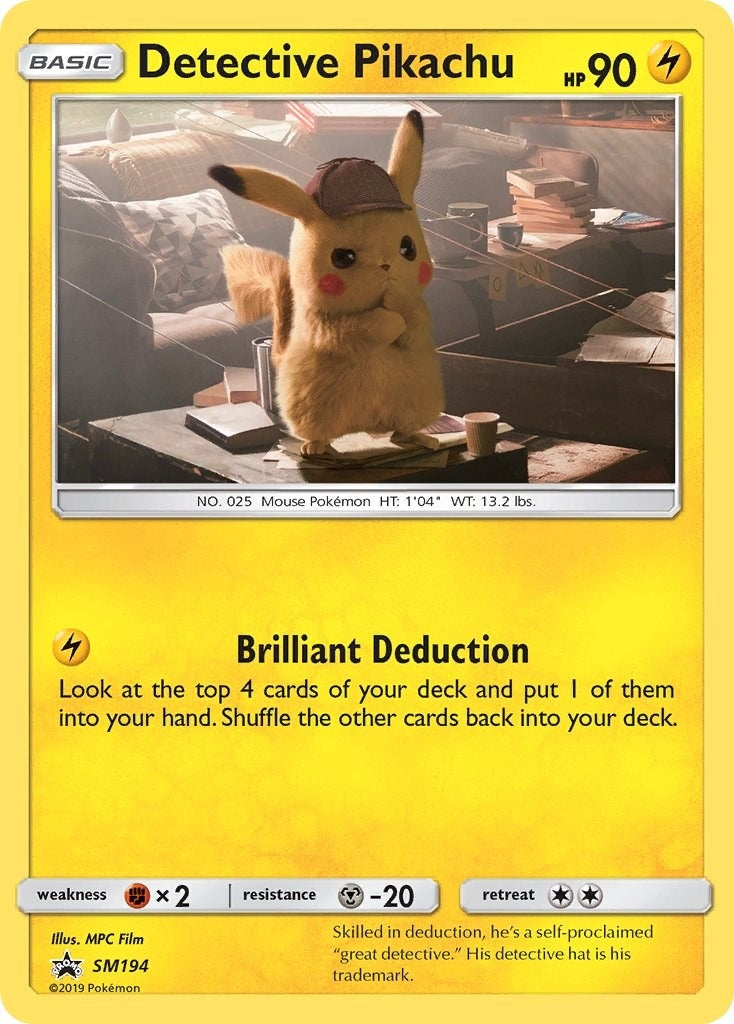 Image for Detective Pikachu - SM194 (SM194) (SMP) - Pokemon