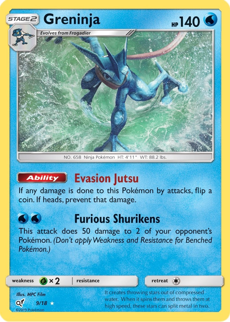 Image for Greninja (9/18) (DEP) - Pokemon