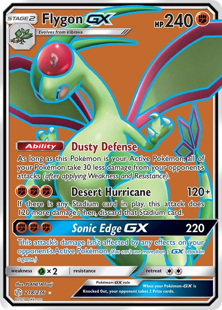 Image for Flygon GX (Full Art) (218/236) (SM12) - Pokemon