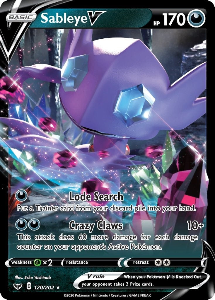 Image for Sableye V (120/202) (SWSH01) - Pokemon