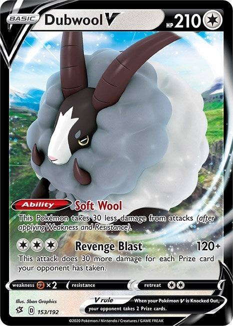 Image for Dubwool V (153/192) (SWSH02) - Pokemon