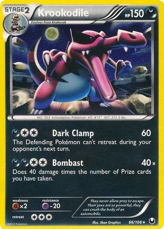 Image for Krookodile - 66/108 (Cosmos Holo) (066/108) (BLE) - Pokemon