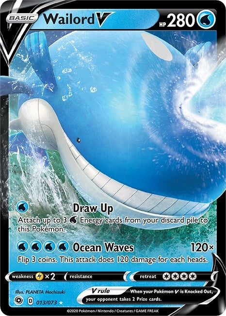 Image for Wailord V (013/073) (CHP) - Pokemon