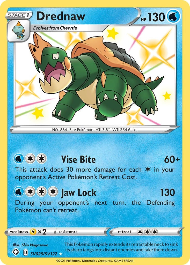 Image for Drednaw (SV029/SV122) (SHFSV) - Pokemon