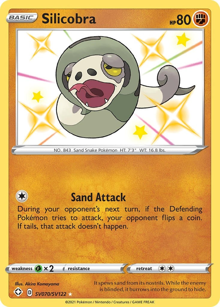 Image for Silicobra (SV070/SV122) (SHFSV) - Pokemon