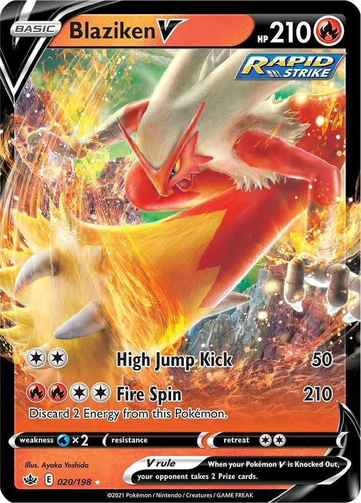 Image for Blaziken V (020/198) (SWSH06) - Pokemon