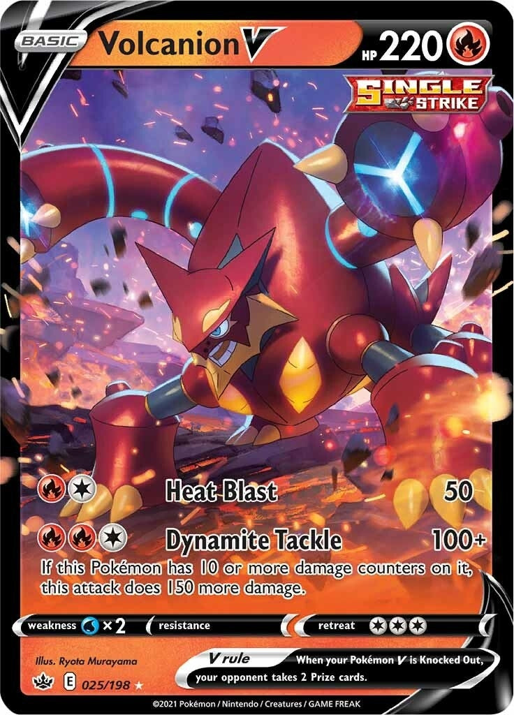 Image for Volcanion V (025/198) (SWSH06) - Pokemon