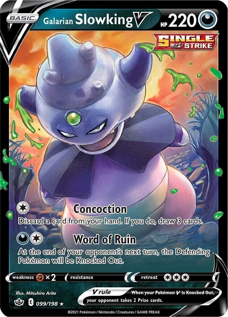 Image for Galarian Slowking V (099/198) (SWSH06) - Pokemon