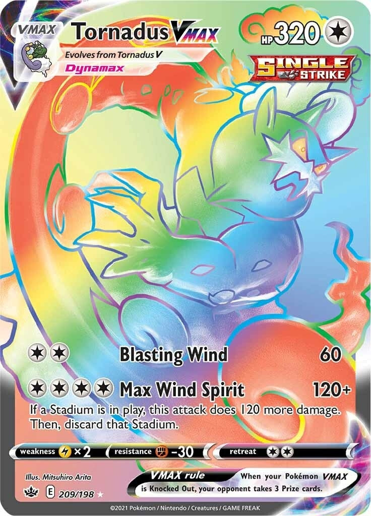 Image for Tornadus VMAX (Secret) (209/198) (SWSH06) - Pokemon