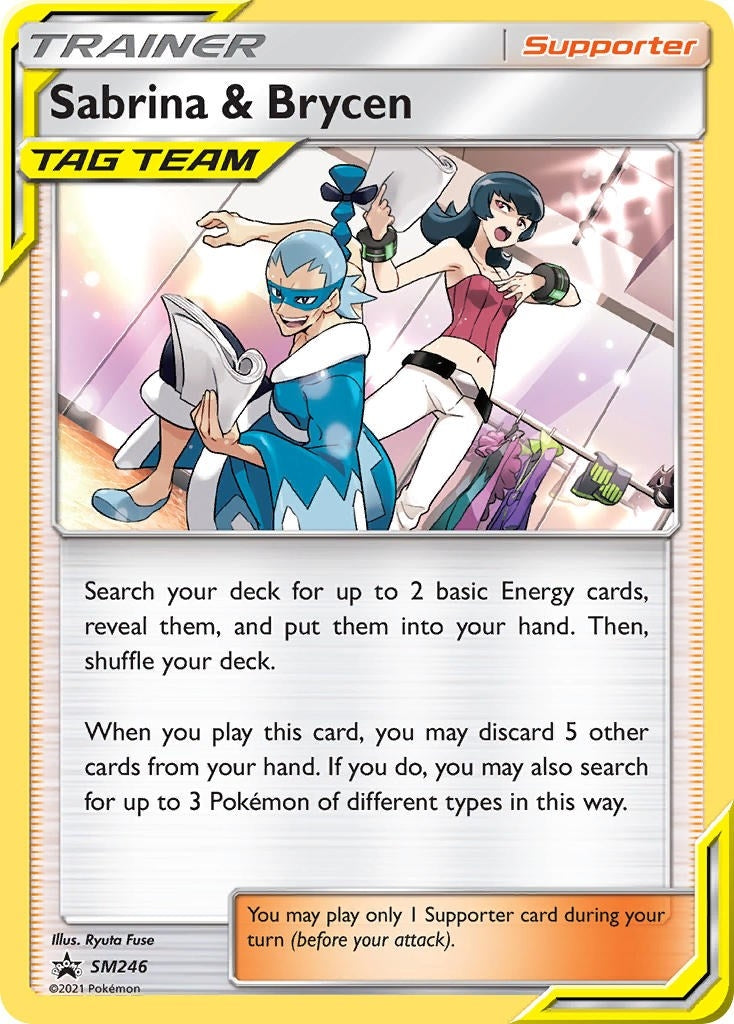 Image for Sabrina & Brycen - SM246 (SM246) (SMP) - Pokemon