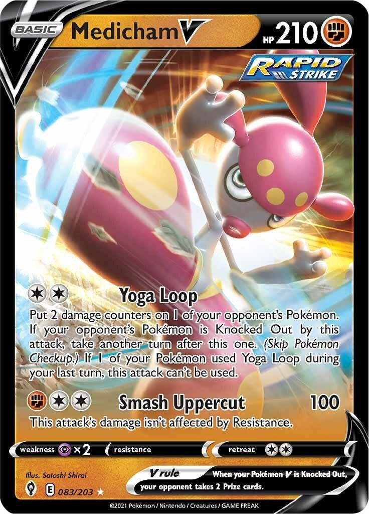 Image for Medicham V (083/203) (SWSH07) - Pokemon