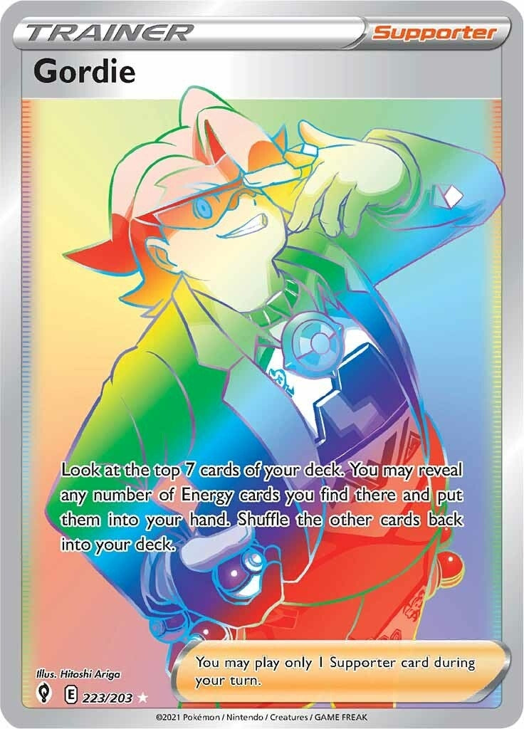 Image for Gordie (Secret) (223/203) (SWSH07) - Pokemon