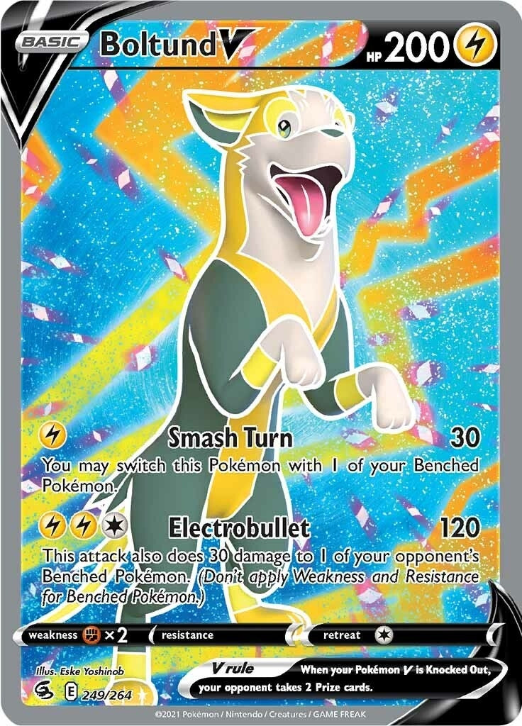 Image for Boltund V (Full Art) (249/264) (SWSH08) - Pokemon