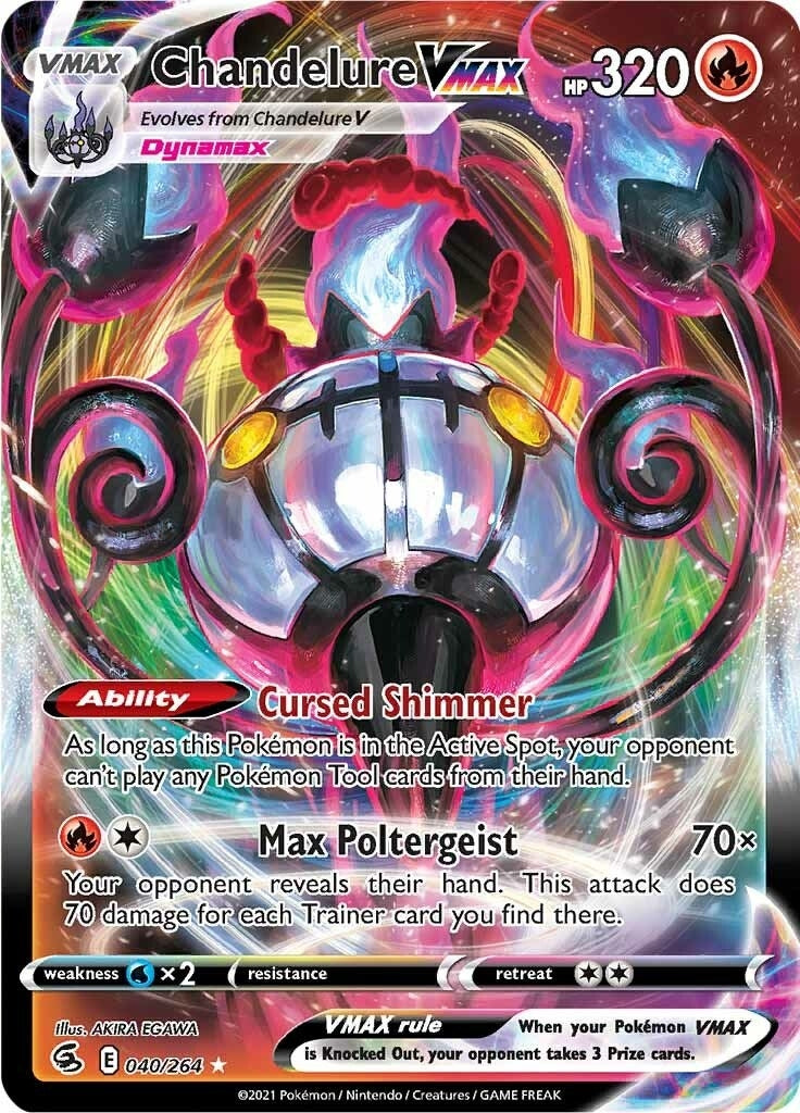 Image for Chandelure VMAX (040/264) (SWSH08) - Pokemon