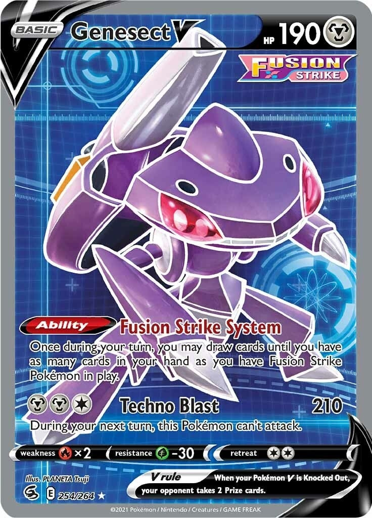 Image for Genesect V (Full Art) (254/264) (SWSH08) - Pokemon