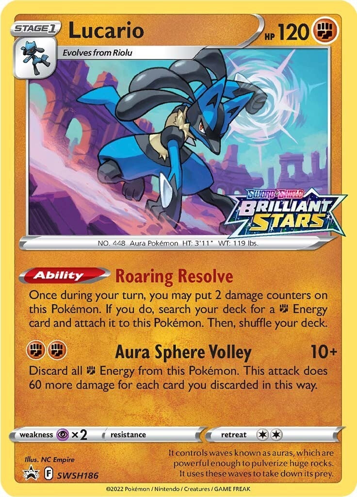 Lucario - SWSH186 (SWSH186) (SWSD)