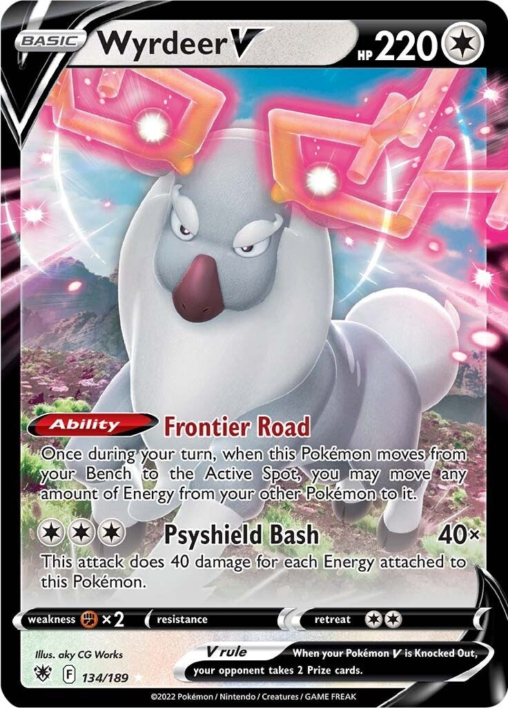 Image for Wyrdeer V (134/189) (SWSH10) - Pokemon