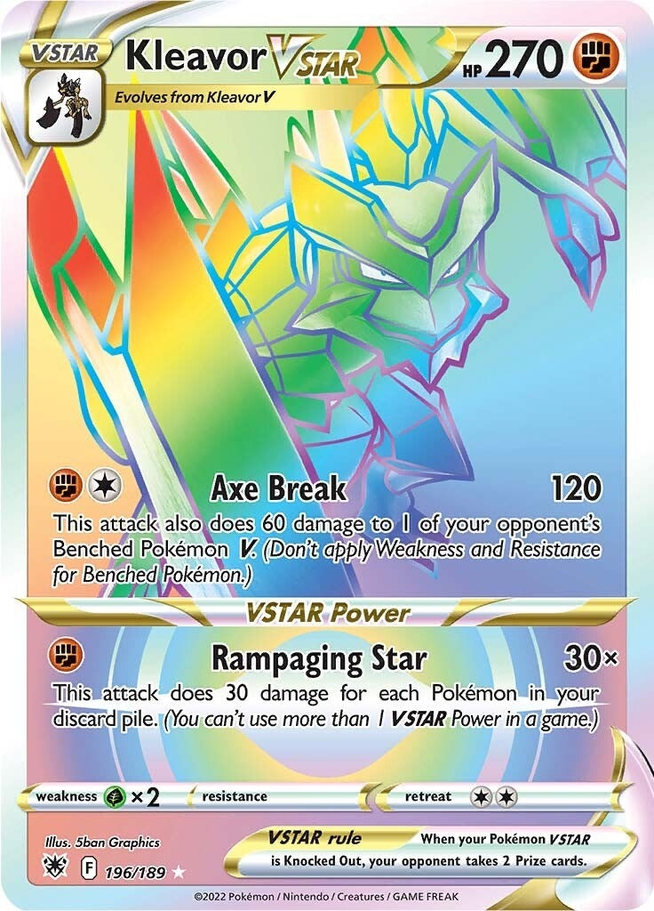 Image for Kleavor VSTAR (Secret) (196/189) (SWSH10) - Pokemon