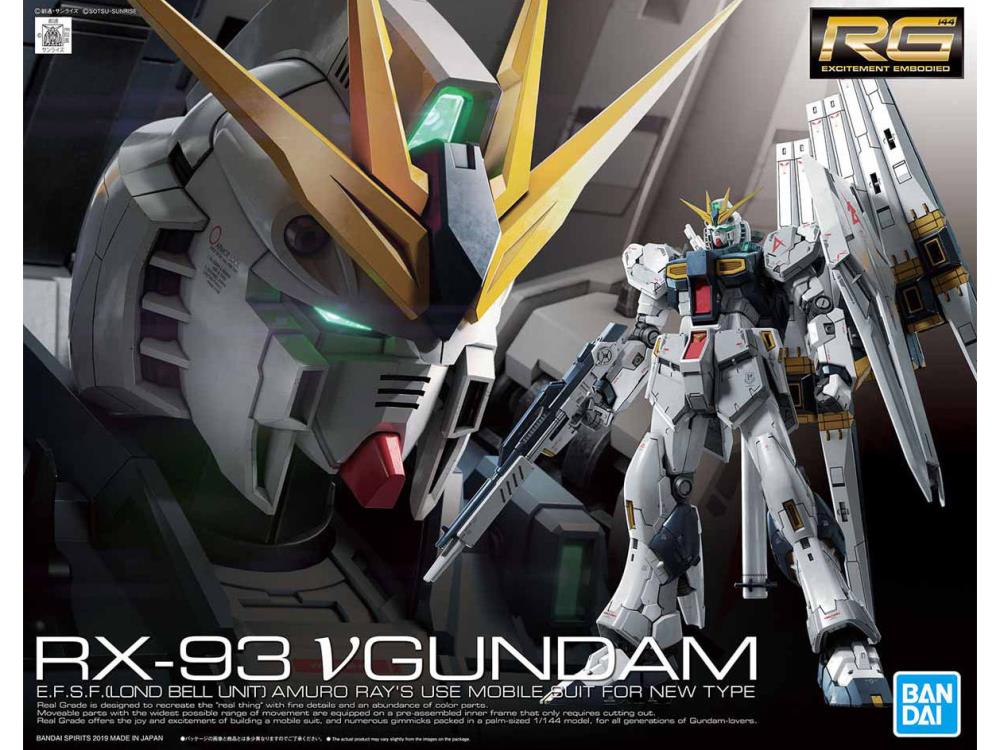 Gunpla -RG 1/144 Nu GUNDAM
