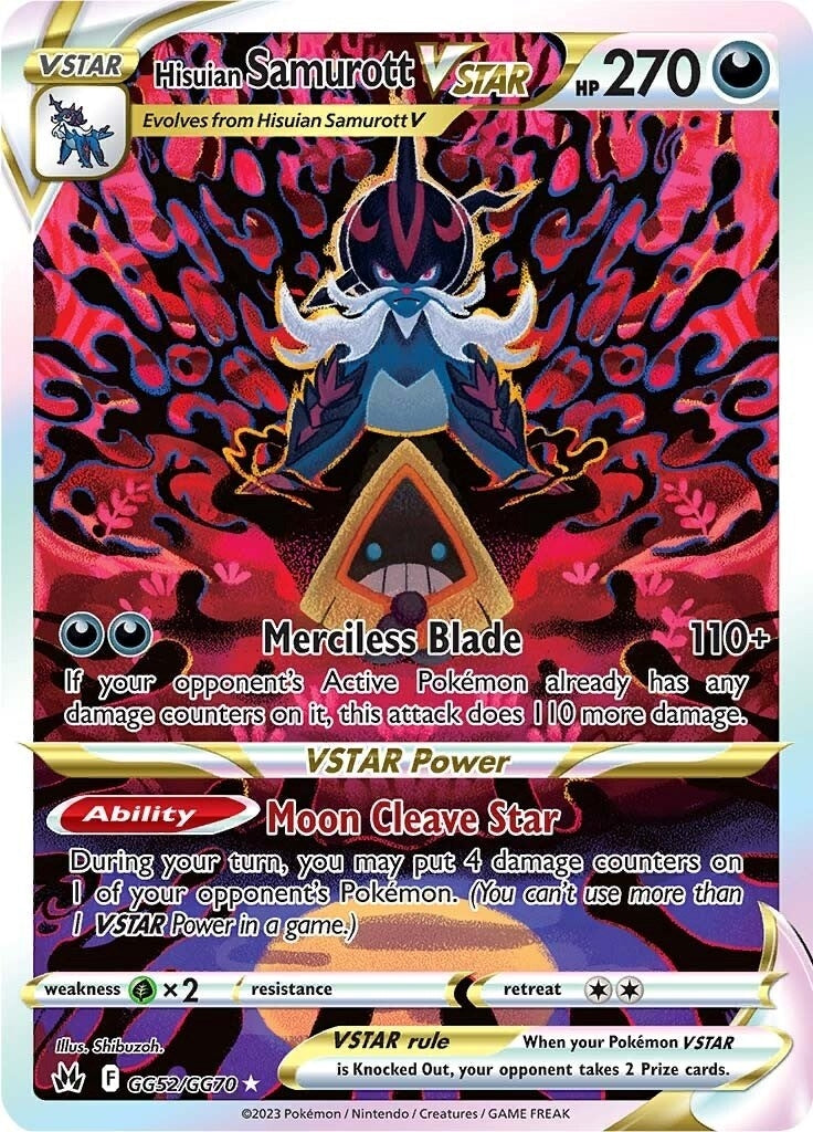 Image for Hisuian Samurott VSTAR (GG52/GG70) (CRZ:GG) - Pokemon
