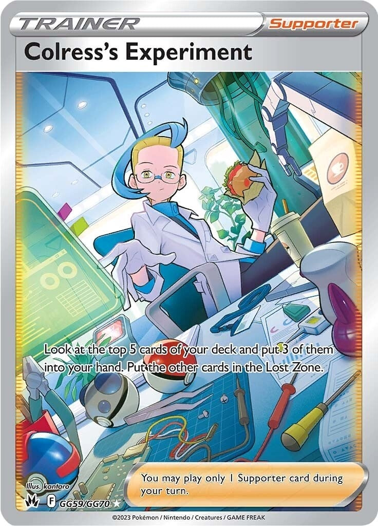 Image for Colress's Experiment (GG59/GG70) (CRZ:GG) - Pokemon