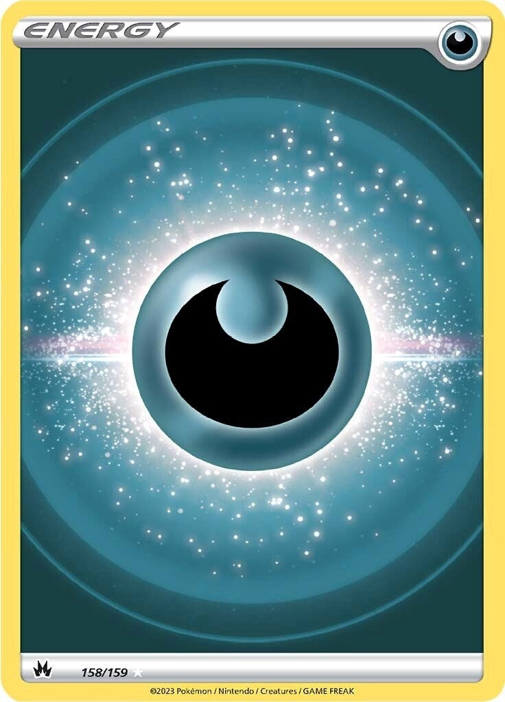 Image for Darkness Energy (Texture Full Art) (158/159) (CRZ) - Pokemon