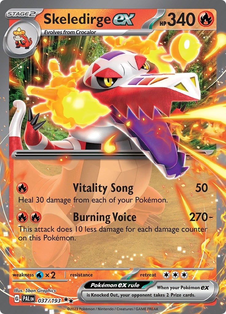 Skeledirge ex (037/193) (PAL)