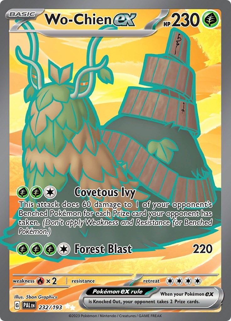 Image for Wo-Chien ex (232/193) (PAL) - Pokemon