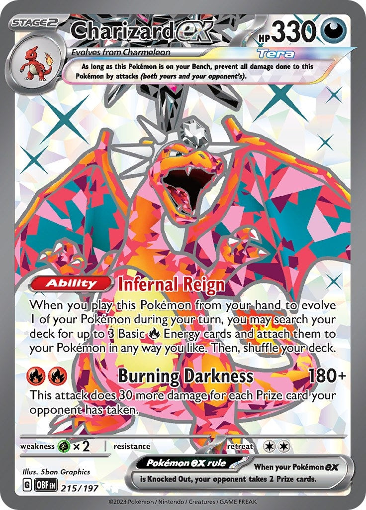 Image for Charizard ex (215/197) (OBF) - Pokemon