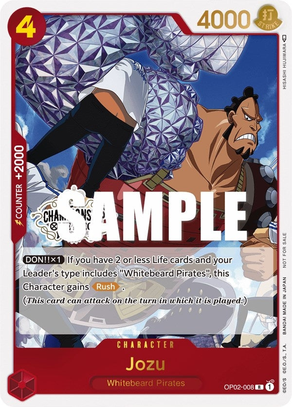 Jozu (Store Championship Participation Pack Vol. 2) (OP02-008) (OP-PR)
